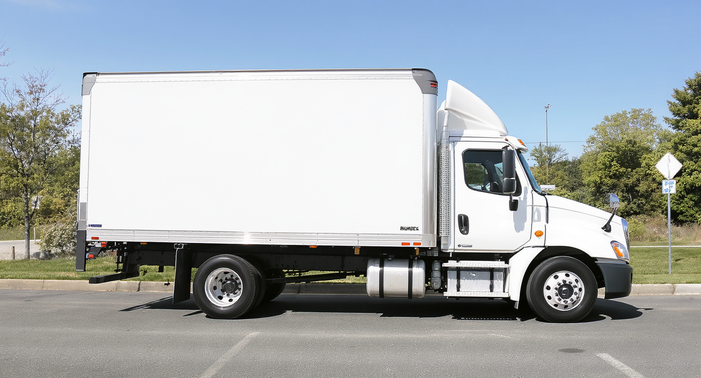 Après - Camion utilitaire blanc éclatant - Intervention HMK Service et Logistique